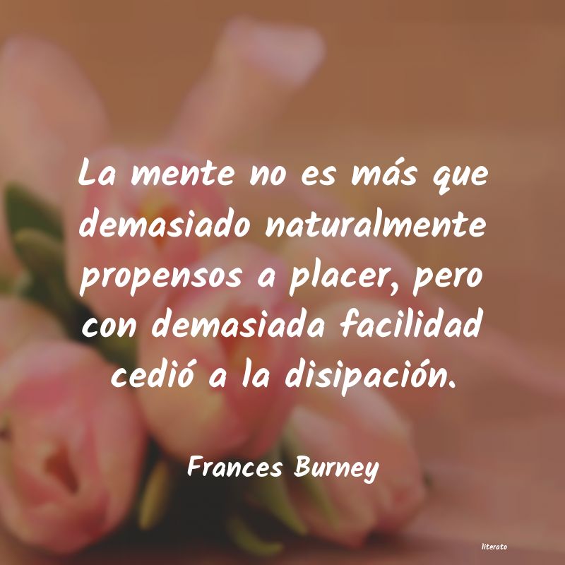 Frases de Frances Burney
