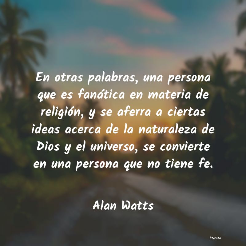 Frases de Alan Watts