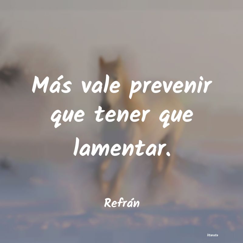 Frases de Refrán