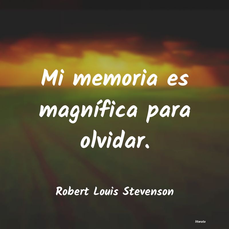 Frases de Robert Louis Stevenson