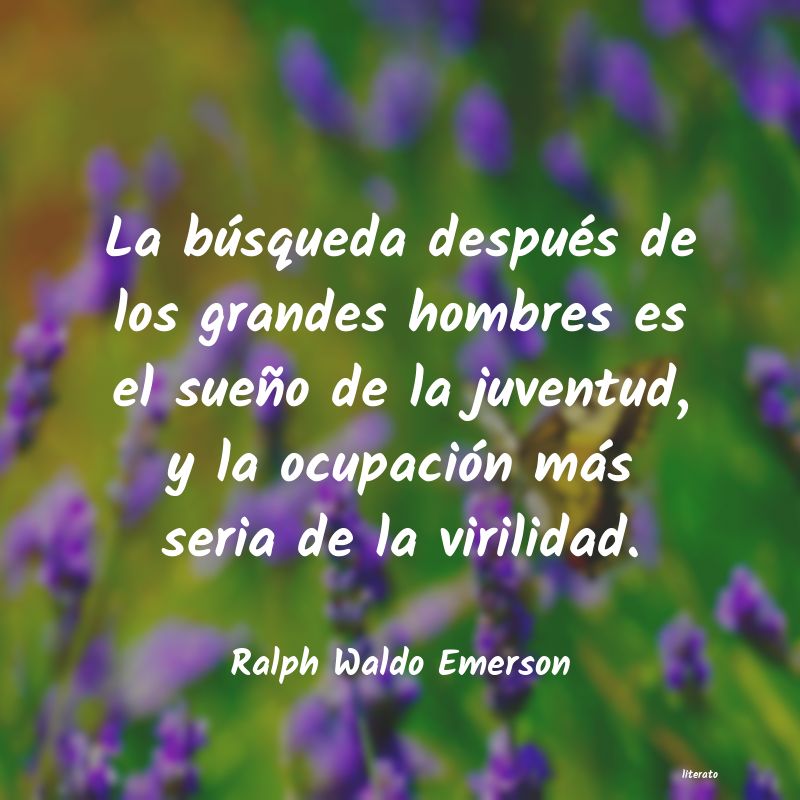 Frases de Ralph Waldo Emerson