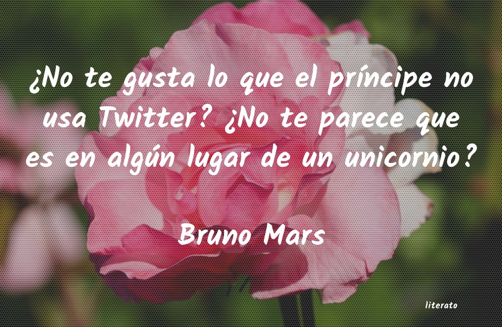 Frases de Bruno Mars