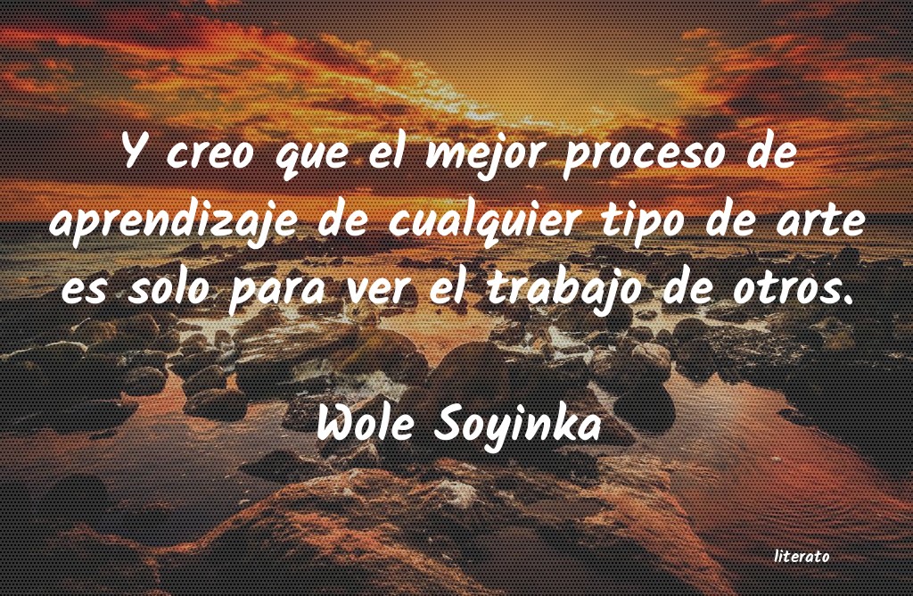 frases de Wole Soyinka