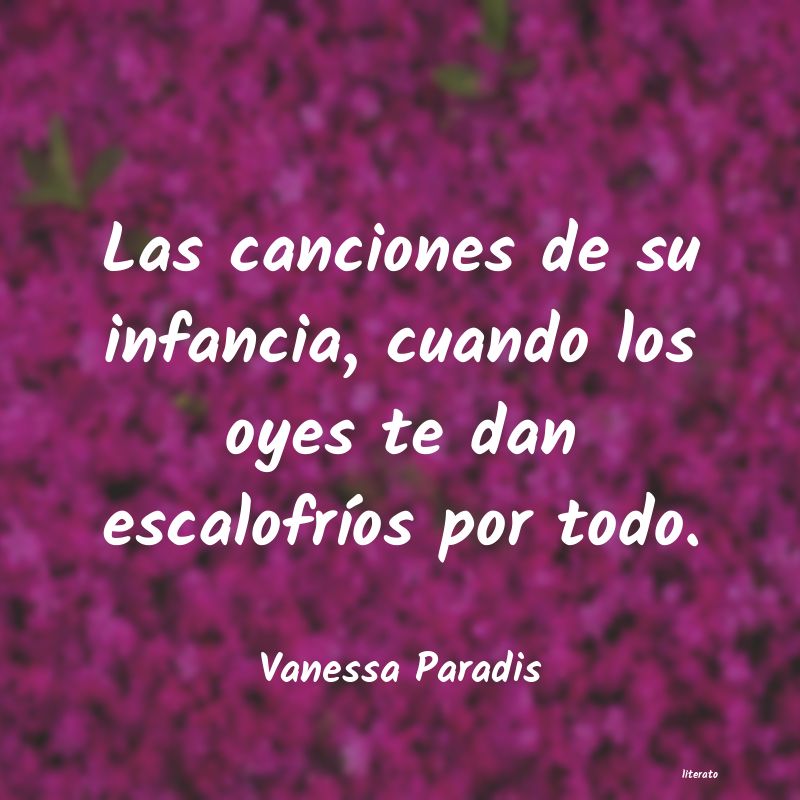 Frases de Vanessa Paradis