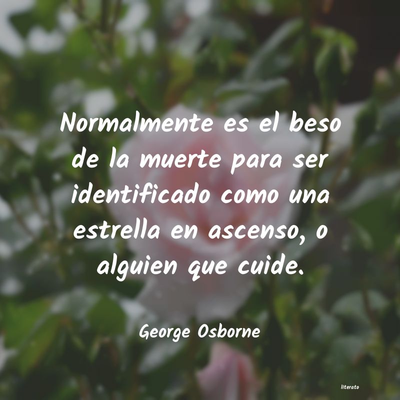 frases de George Osborne