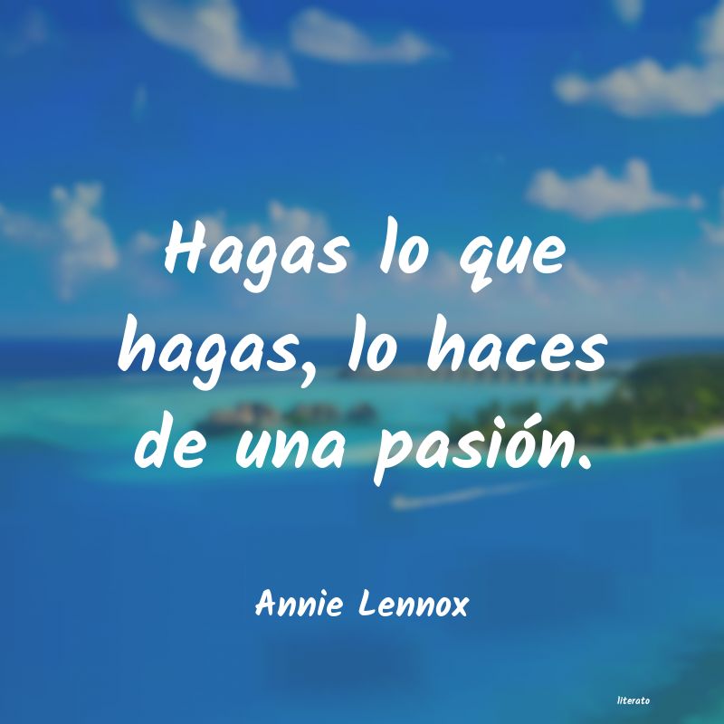 Frases de Annie Lennox