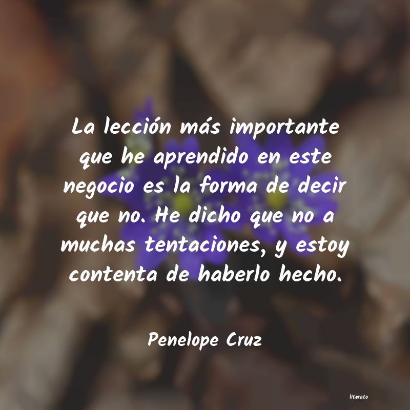 Frases de Penelope Cruz