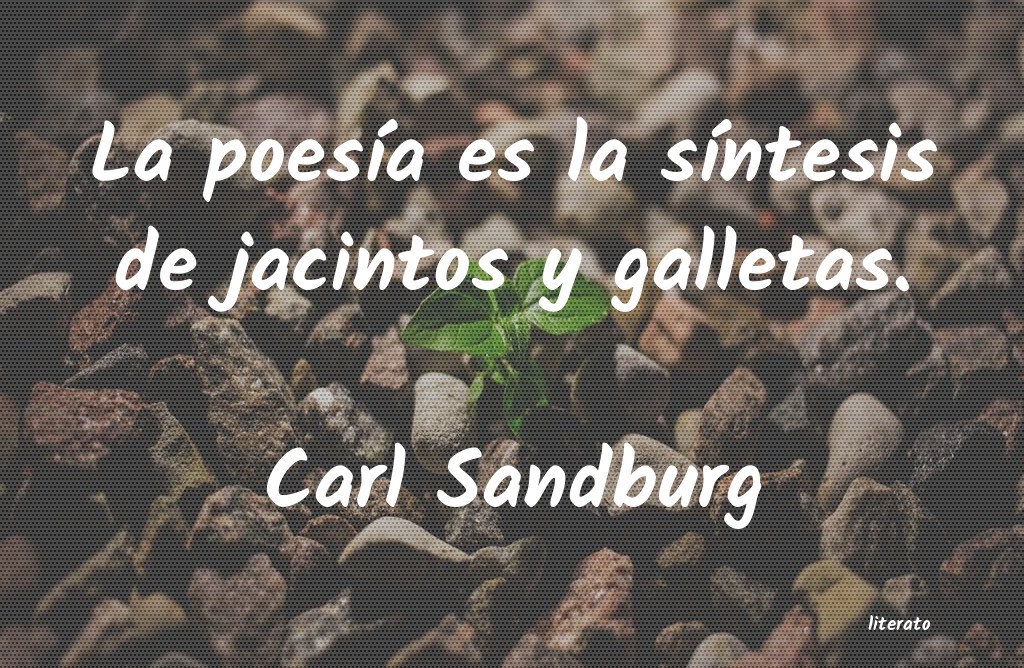 frases de Carl Sandburg