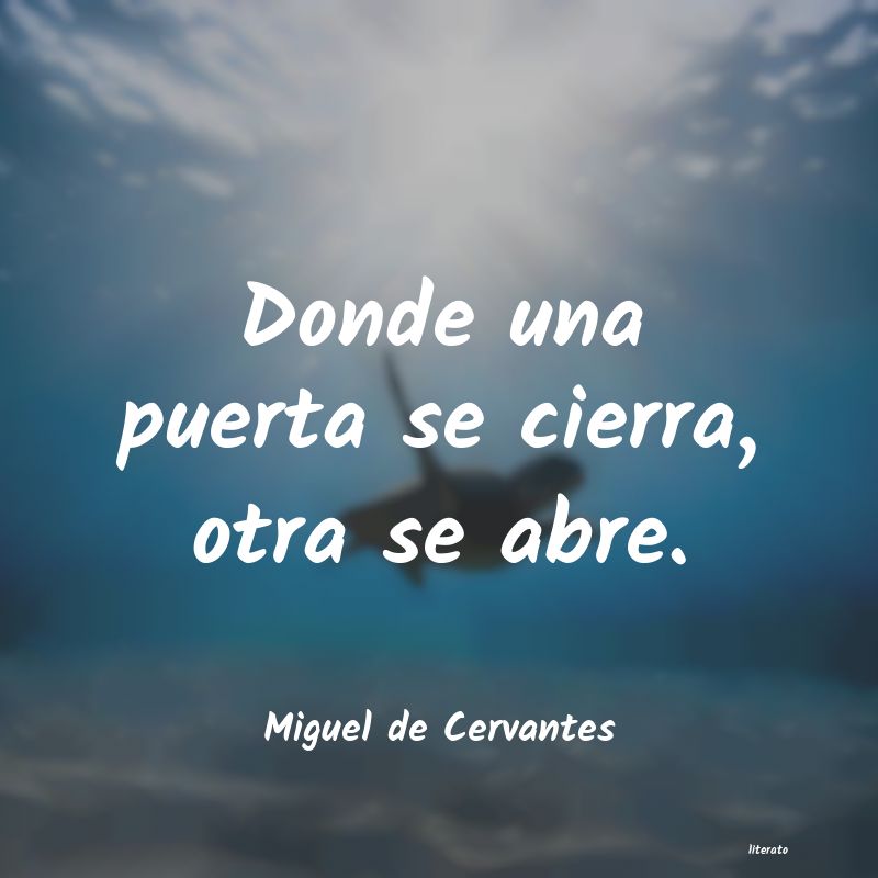 Frases de Miguel de Cervantes