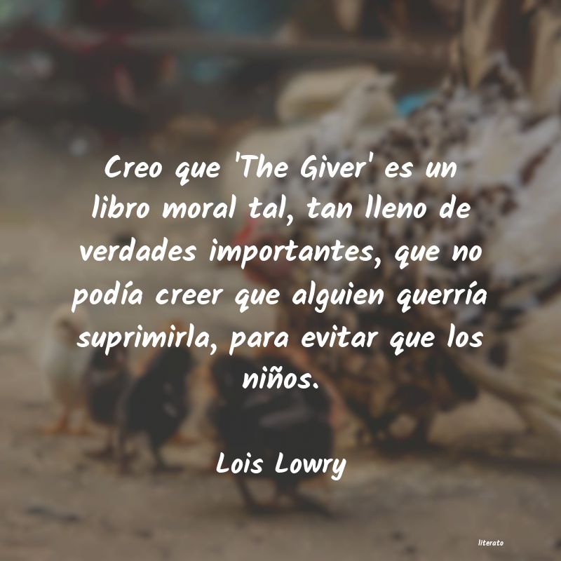 Frases de Lois Lowry