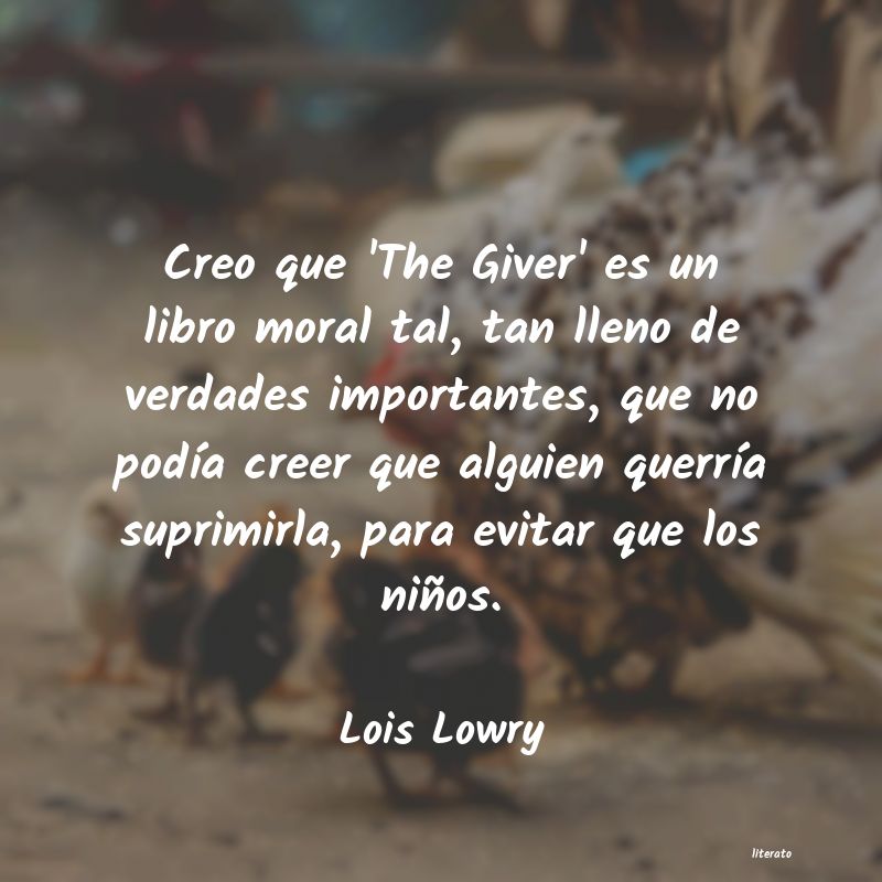 frases de Lois Lowry