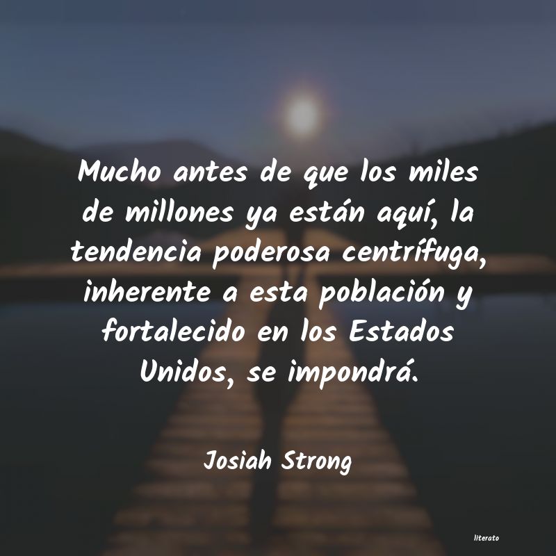 Frases de Josiah Strong
