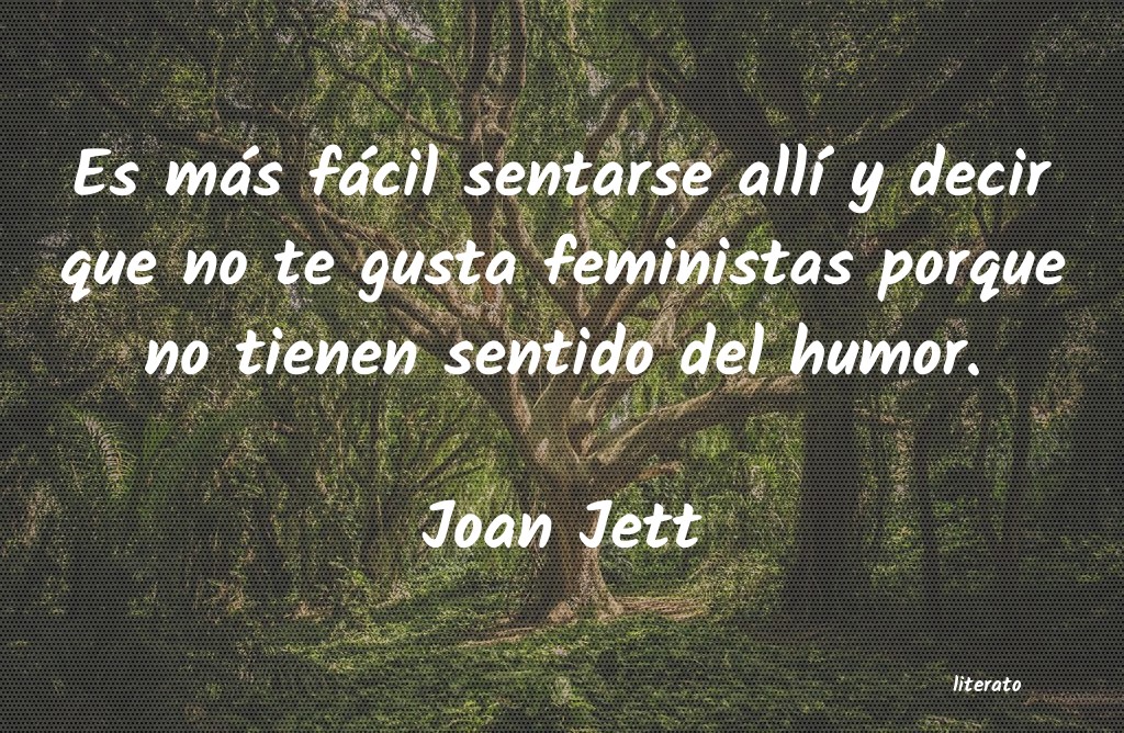 Frases de Joan Jett