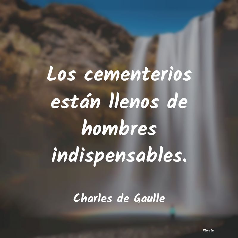 frases de Charles de Gaulle