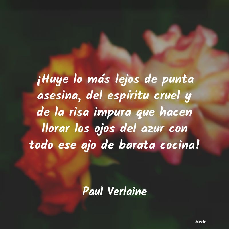 frases de Paul Verlaine