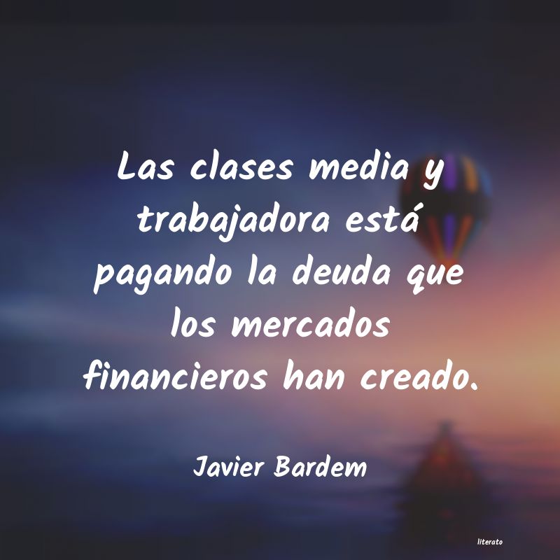 frases de Javier Bardem
