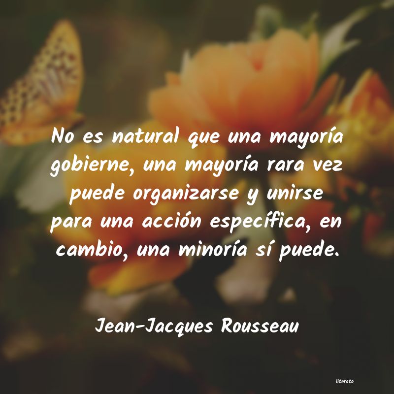 Frases de Jean-Jacques Rousseau