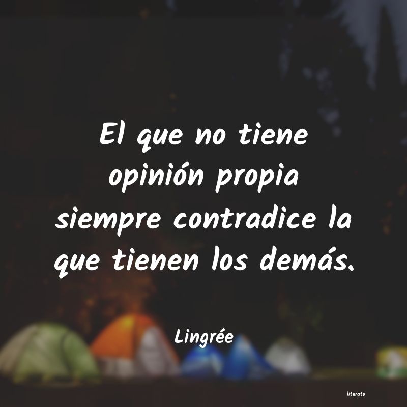 frases de Lingrée