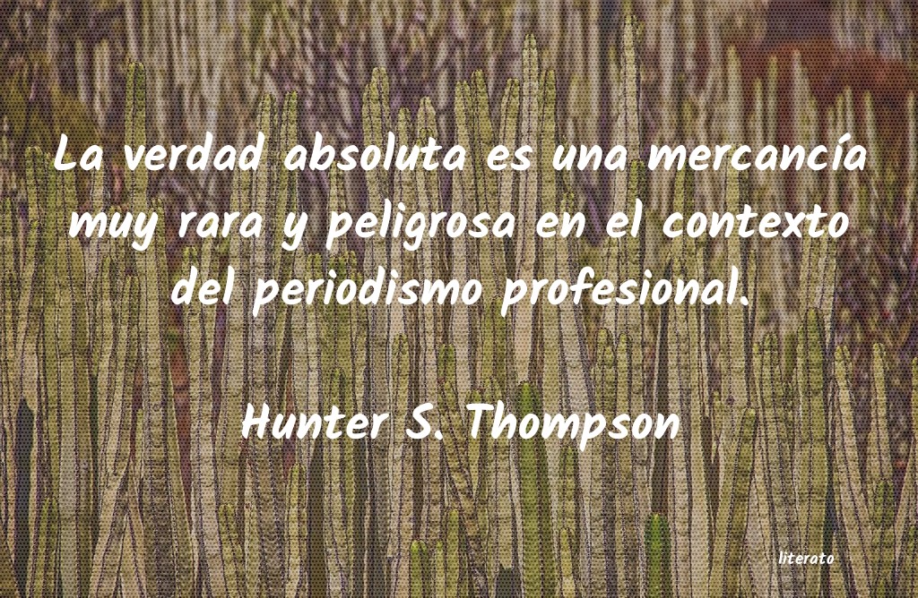 frases de Hunter S. Thompson