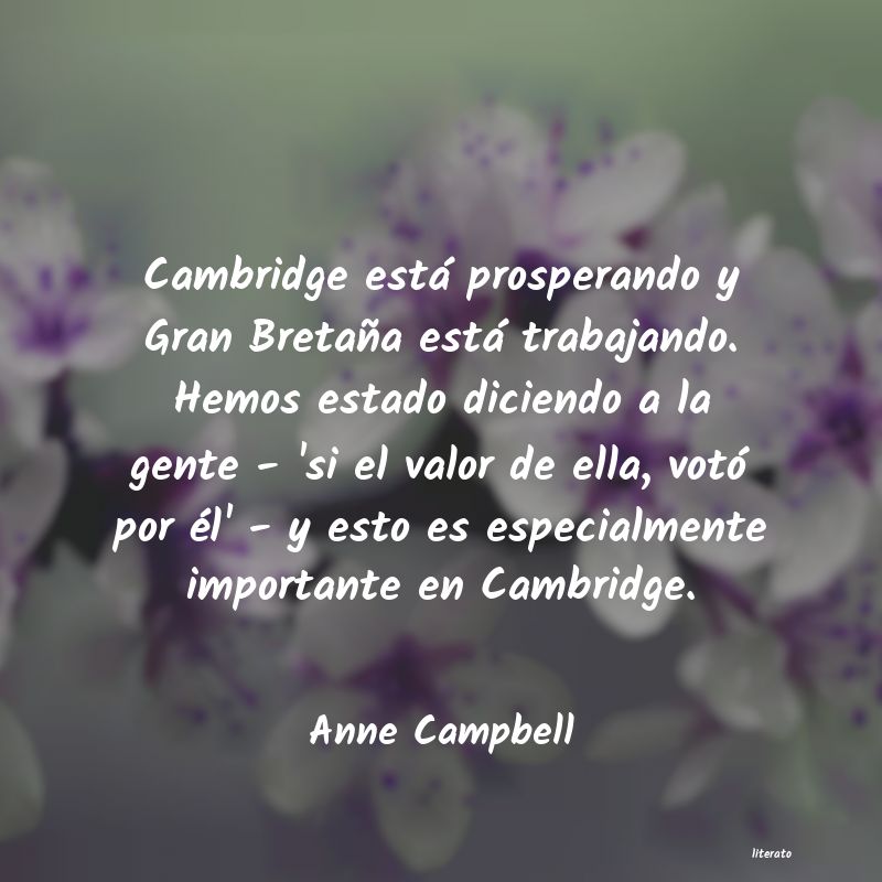 Frases de Anne Campbell