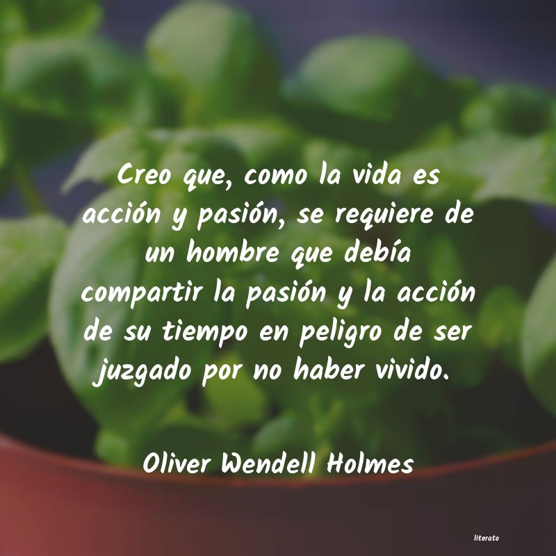frases de Oliver Wendell Holmes