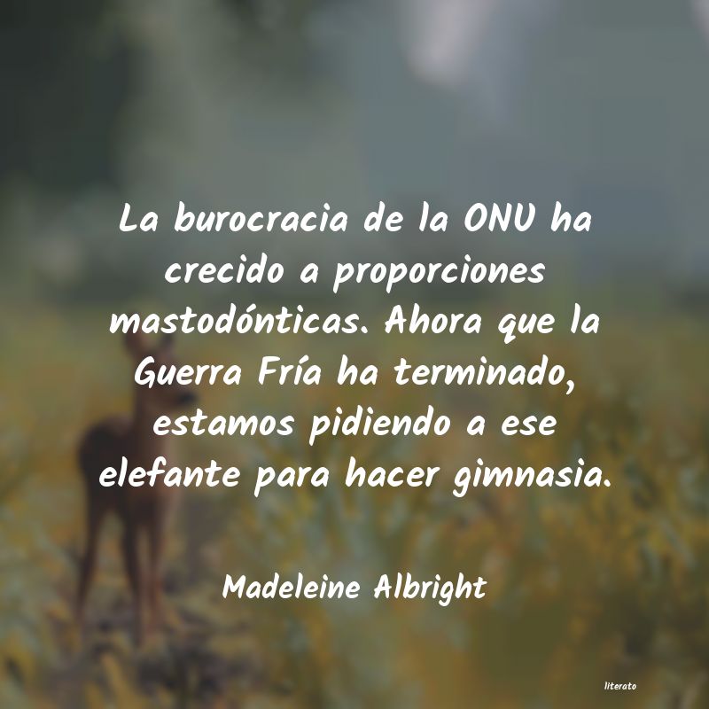 frases de Madeleine Albright