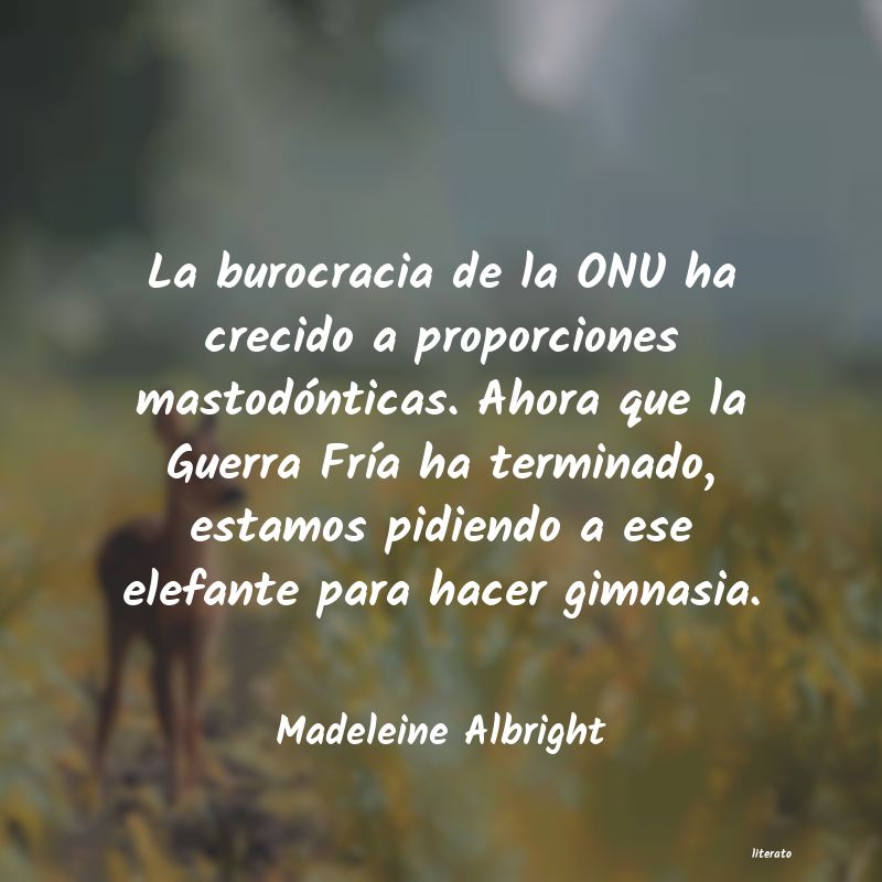 Frases de Madeleine Albright