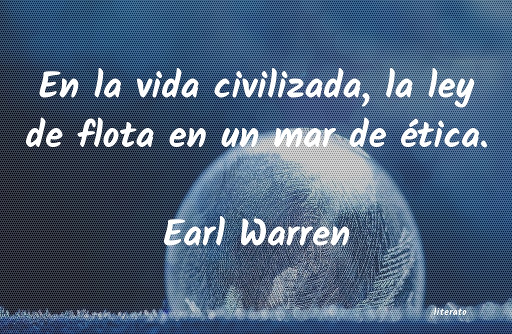 frases de Earl Warren