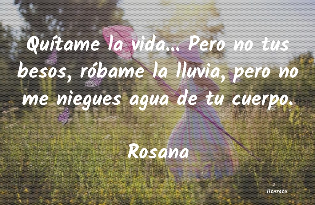 frases de Rosana