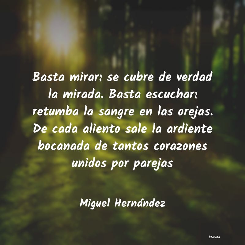 Frases de Miguel Hernández