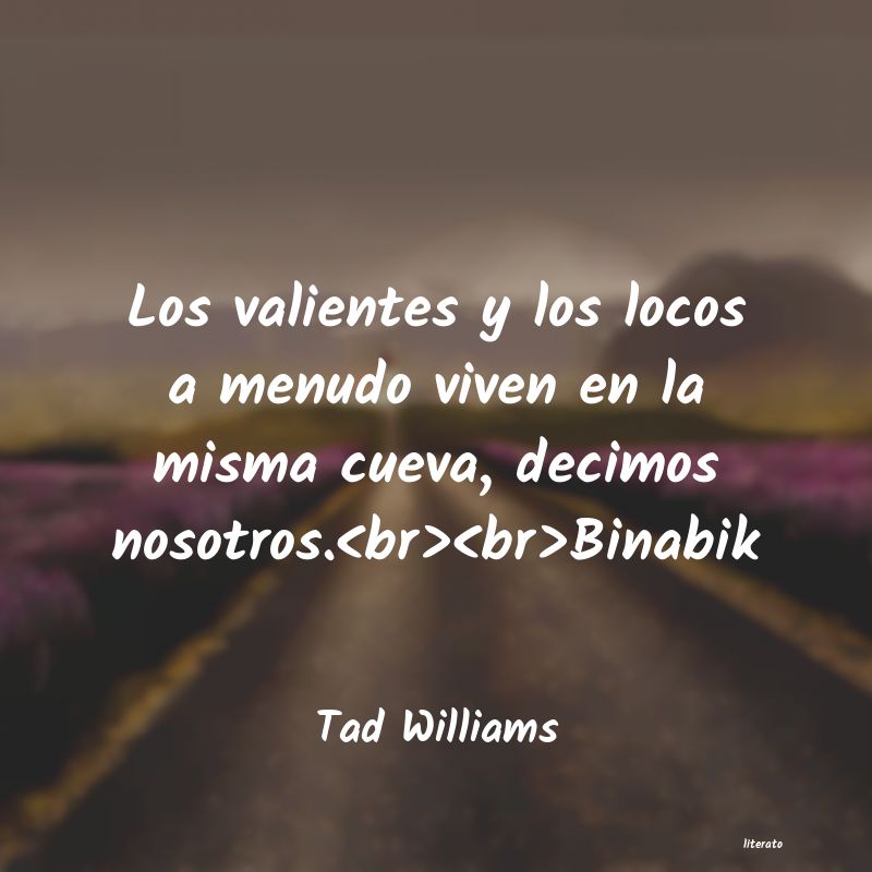 Frases de Tad Williams