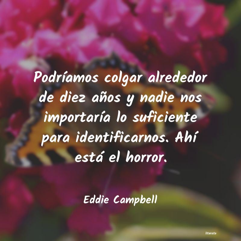 Frases de Eddie Campbell