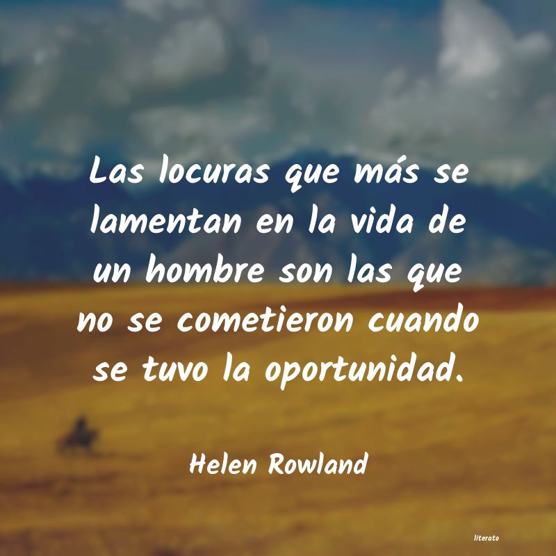 Frases de Helen Rowland