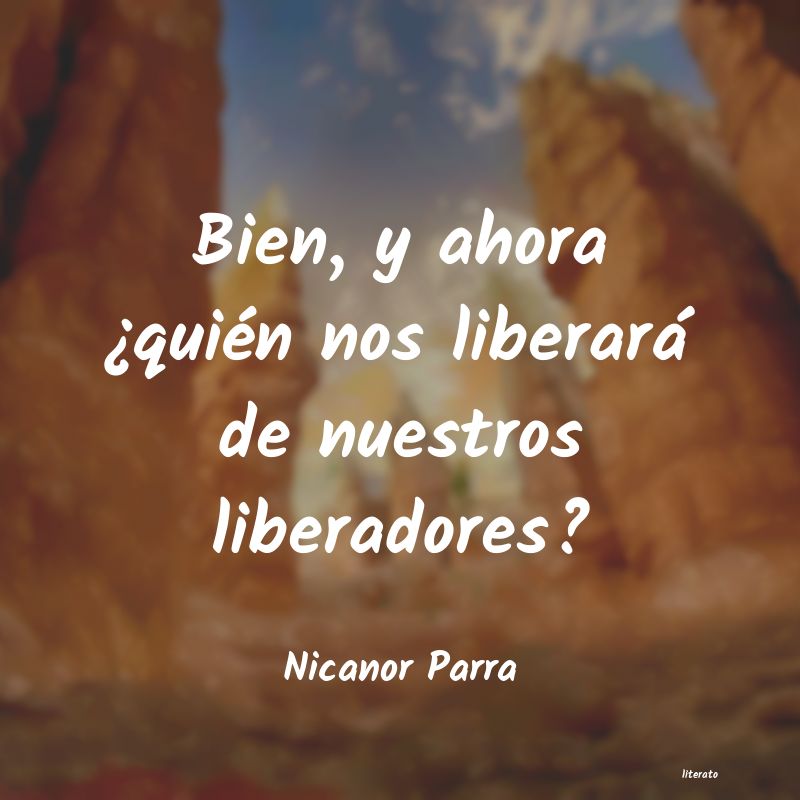 frases de Nicanor Parra