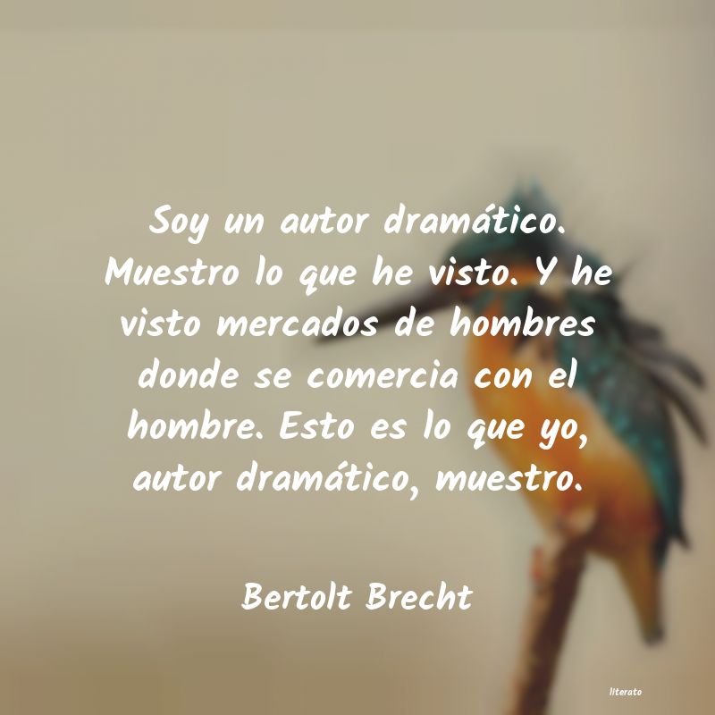 Frases de Bertolt Brecht