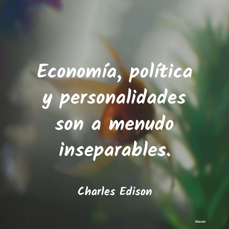 frases de Charles Edison