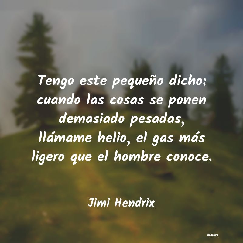 frases de Jimi Hendrix