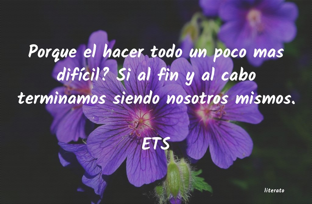 frases de ETS