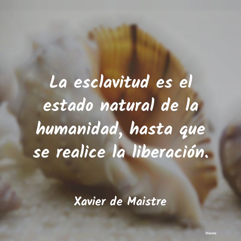 Frases de Xavier de Maistre