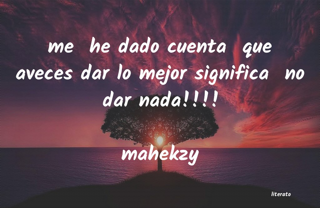 Frases de mahekzy