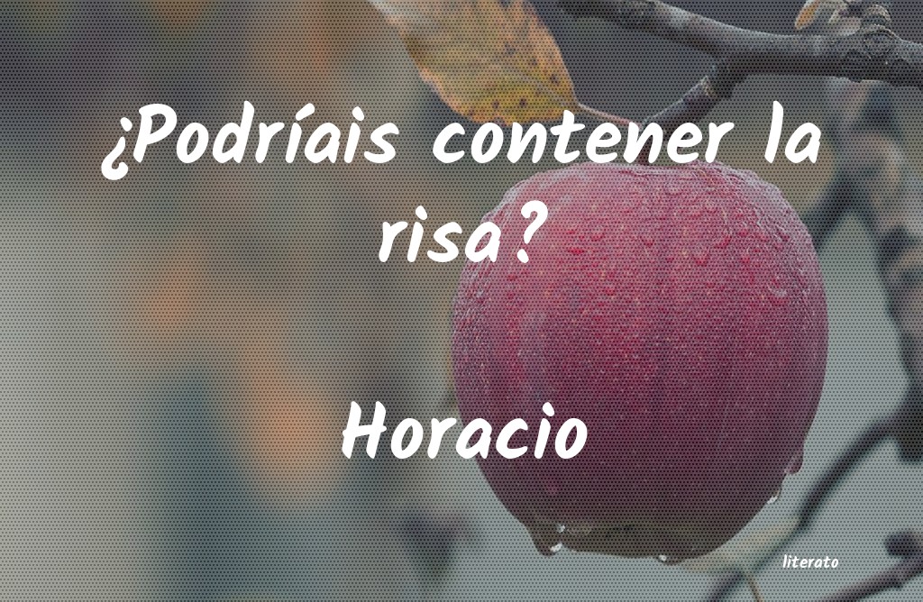 frases de Horacio