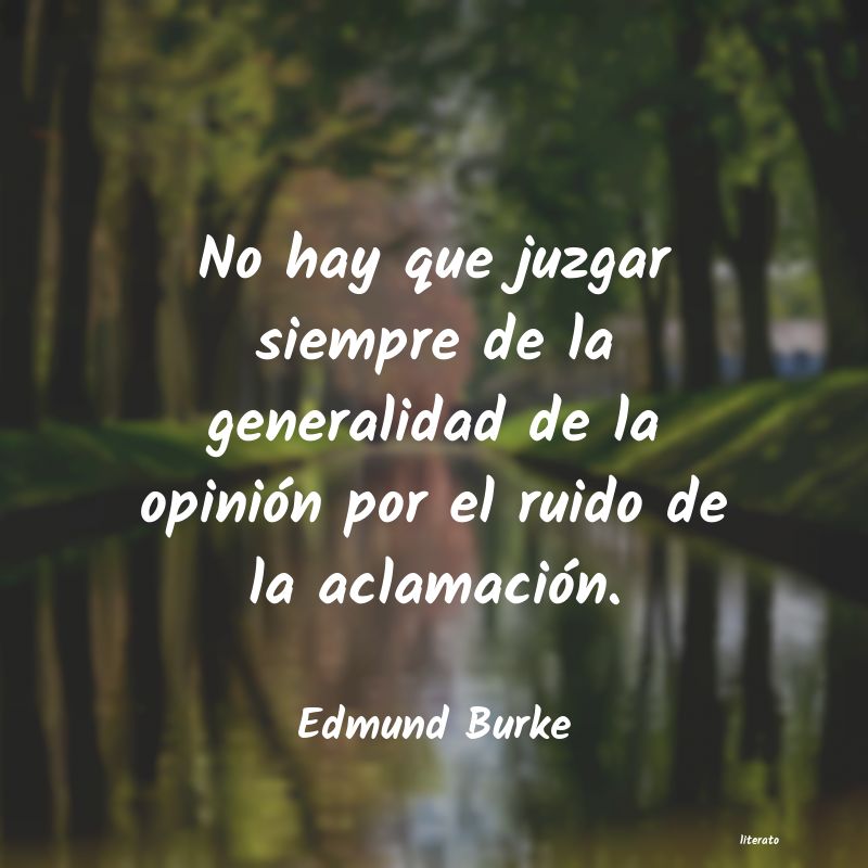 Frases de Edmund Burke