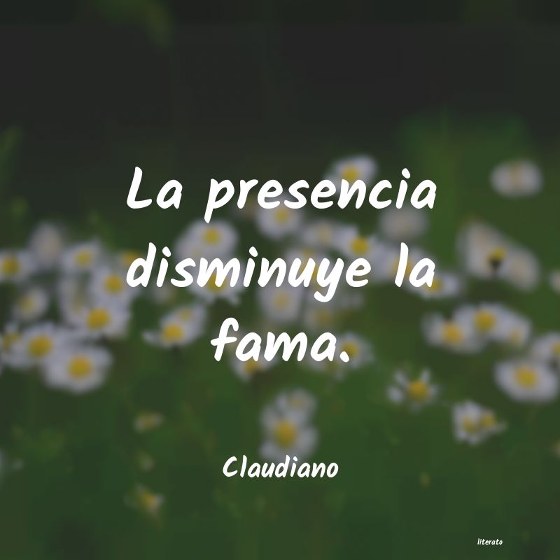frases de Claudiano