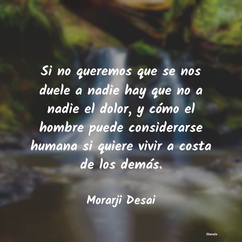 Frases de Morarji Desai