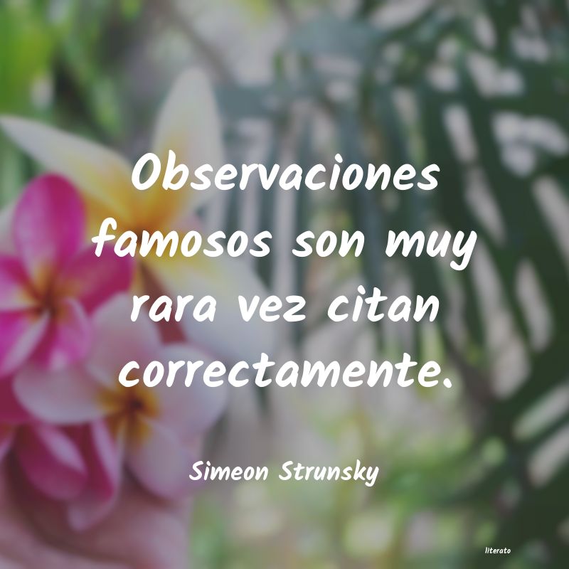 frases de Simeon Strunsky