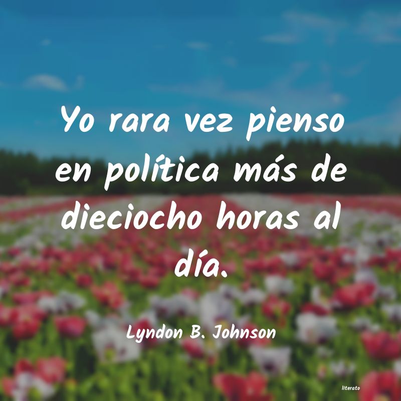 frases de Lyndon B. Johnson