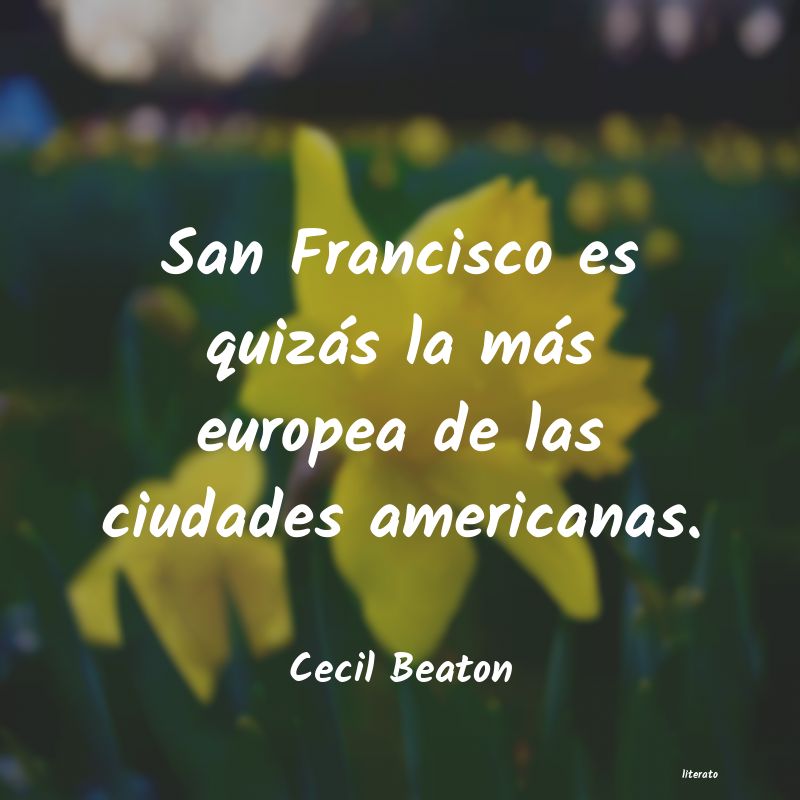 frases de Cecil Beaton