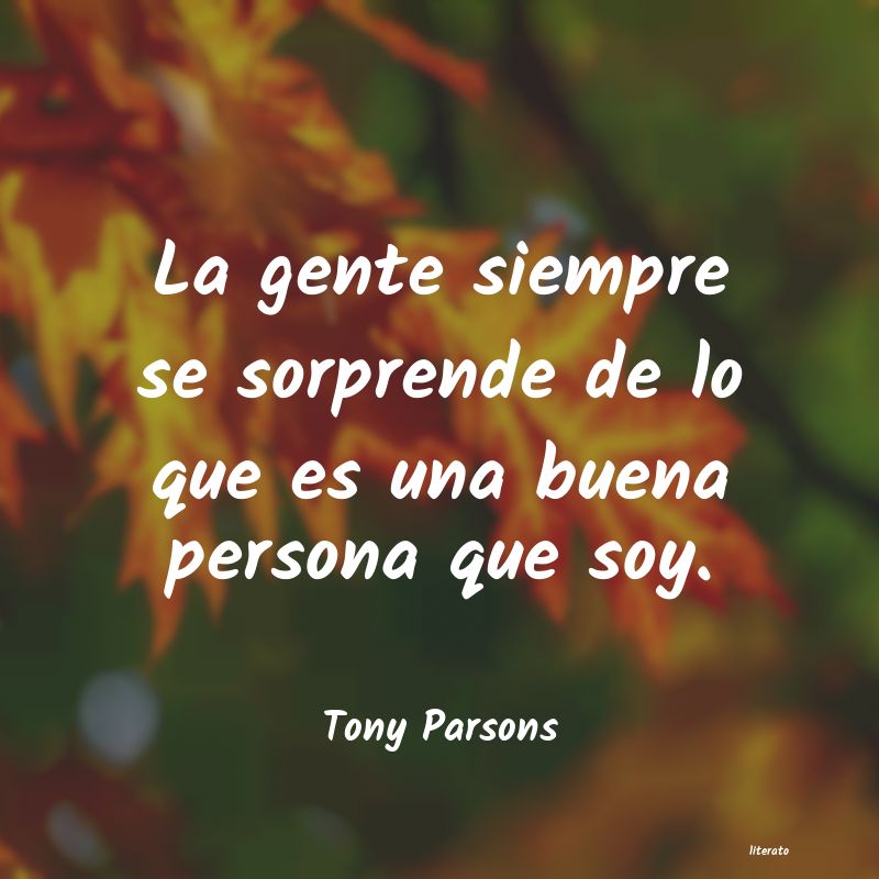 Frases de Tony Parsons