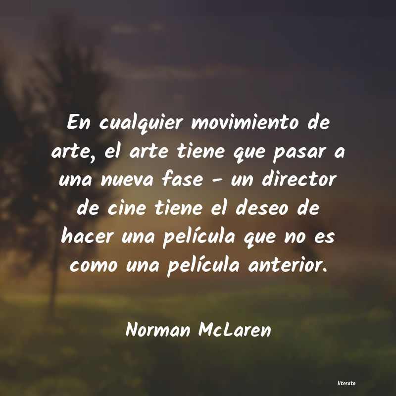 Frases de Norman McLaren