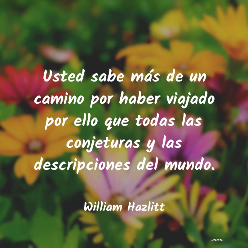 Frases de William Hazlitt